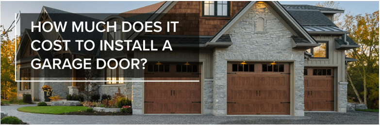 Garage Door Cost for Installation image garage door cost for installation