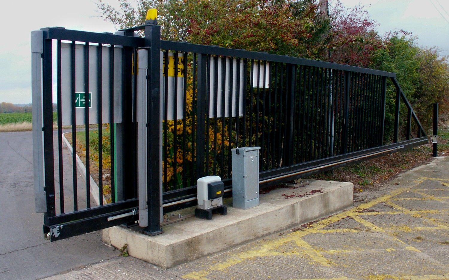 8 Helpful Tips for Taking Electric Garage Door Measurements & Installation image sliding-gate7 8 Helpful Tips for Taking Electric Garage Door Measurements & Installation